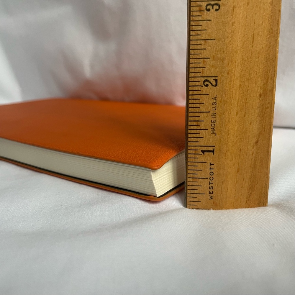 Orange Softcover Dotted Grid Notebook Journal - Picture 7 of 8